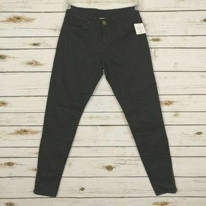 BP. Nordstrom Women's Black Skinny Moto Pants